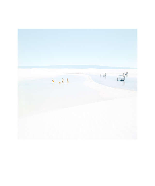  NATURE ART: White Sands Beach #8 by Julia Christe