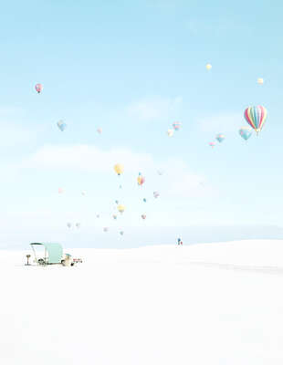  Heiße Luft, balloons 1 von Julia Christe