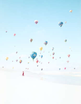   Heiße Luft, balloons 2 von Julia Christe