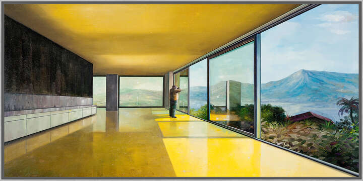   Wandbild Fenster mit Ausblick: Modern house interior von Jens Hausmann
