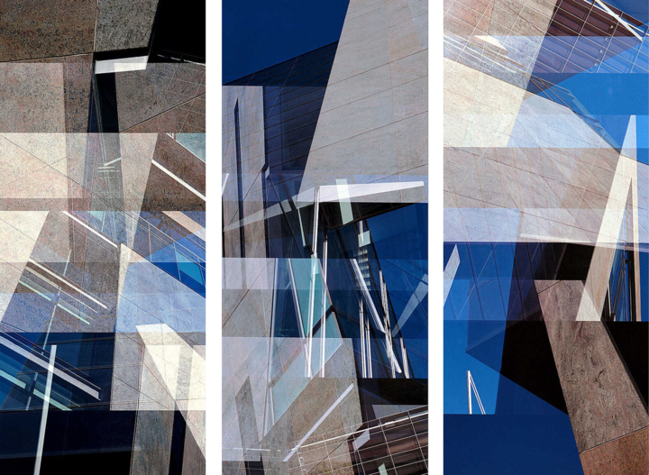 Morphosis Beverly Building Triptych von Jenny Okun