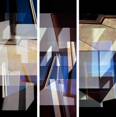  Berühmte Künstler: Carmy House Floor Triptych von Jenny Okun