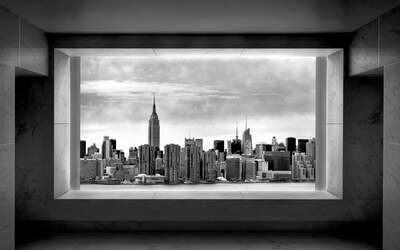   Wandbild Fenster mit Ausblick: Nora´s Sight von Luc Dratwa