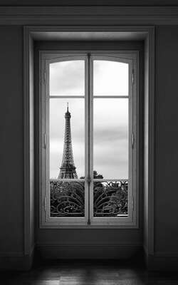  Paris art with Eiffel Tower: Legendary II by Luc Dratwa