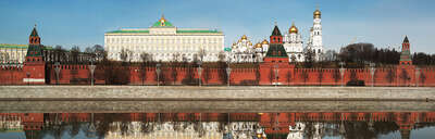  Curated Lumas Architecture Prints: Moscow, Kremlevskaya Embankment by Larry Yust