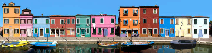  Venedig Bilder: Venice, Burano, Fondamento Caravello von Larry Yust