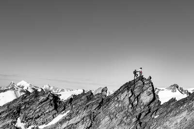  Popular Black and White Photography: Trugberg I, Berner Oberland, Aletschgebiet, Schweiz / Thomas Senf by Mammut Collection