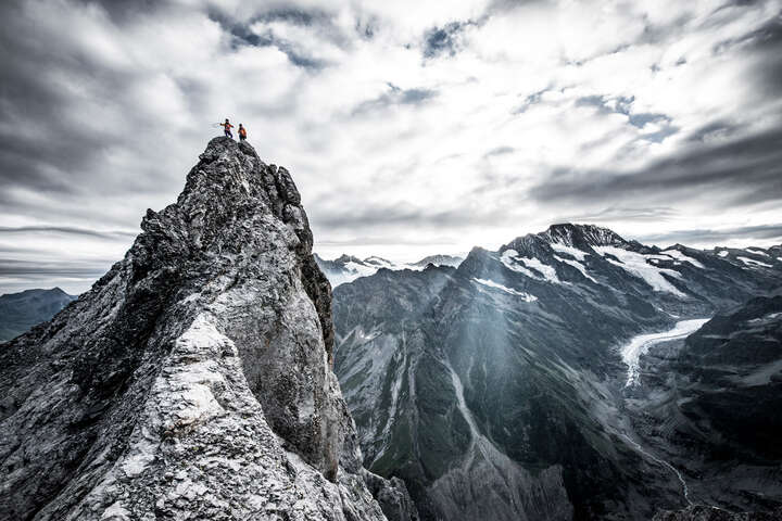  curated mountain artworks: Eiger III,  Mittellegigrat ,Berner Alpen, Schweiz / Thomas Senf by Mammut Collection