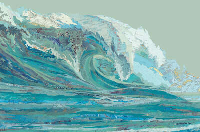  Große Bilder: Mylan's Wave von Matthew Cusick