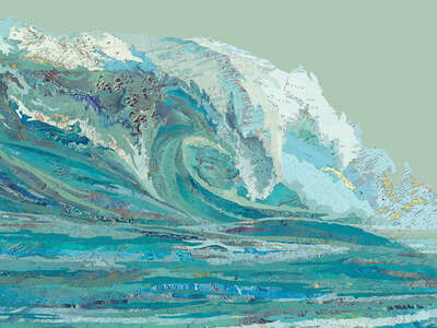  Impressionismus Bilder: Mylan's Wave von Matthew Cusick