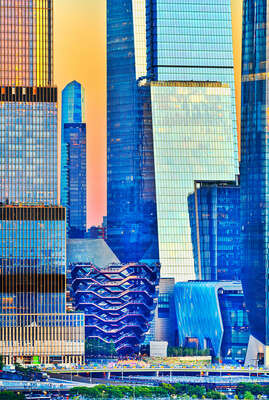  Hochformate Hudson Yards NYC von Mitchell Funk