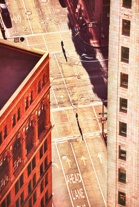   High Angle Street SF von Mitchell Funk