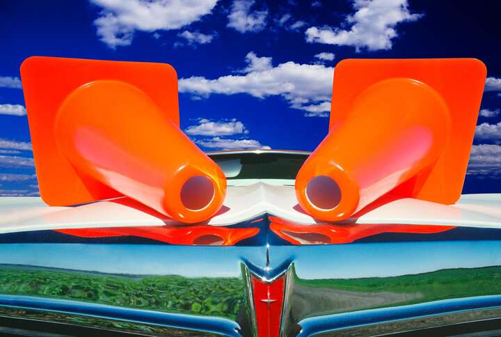   Traffic Cones by Mitchell Funk