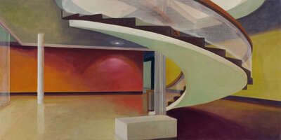  curated paintings prints: Staircase by Martin Kasper