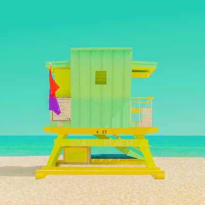   The Modern Paradise - Miami Beach 1 by Mijoo Kim & Minjin Kang