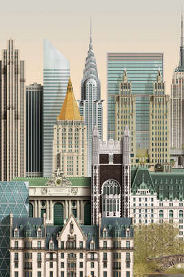  Wandbilder mehrteilig: New York von Martin Schwartz