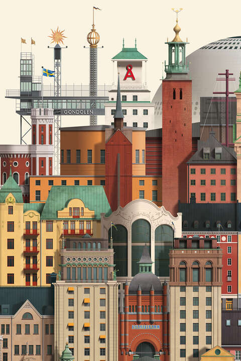   Stockholm by Martin Schwartz