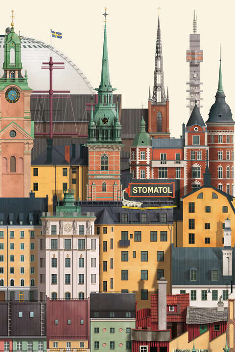   Stockholm II by Martin Schwartz