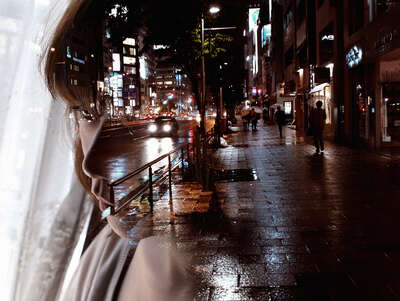  curated abstract art: Warm Rain by Miki Takahashi