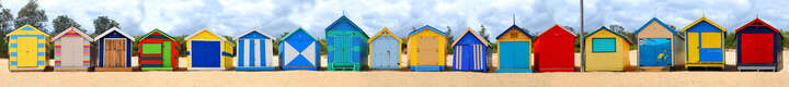   Brighton Beach Huts I de Michael Warrilow