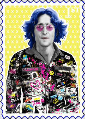   John Lennon de The Postman Art