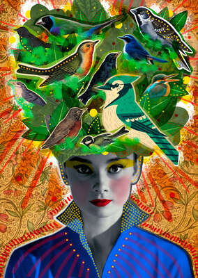   Your Head is Full of Birdies by Peperina Magenta