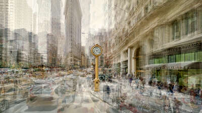   Fifth Avenue Clock by Pep Ventosa
