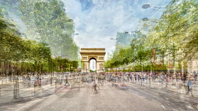  Champs-Élysées and Paris City Views: Champs Elysees, Paris by Pep Ventosa