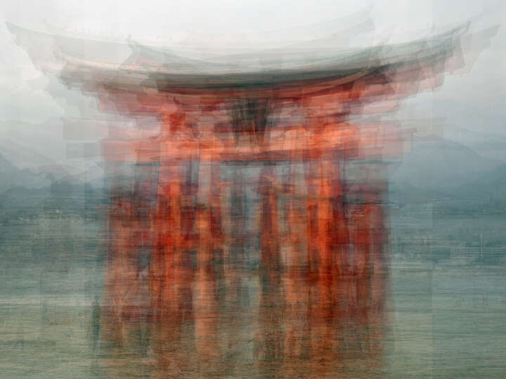 The floating Torii by Pep Ventosa