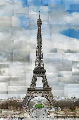  Paris art with Eiffel Tower: La Tour Eiffel by Pep Ventosa