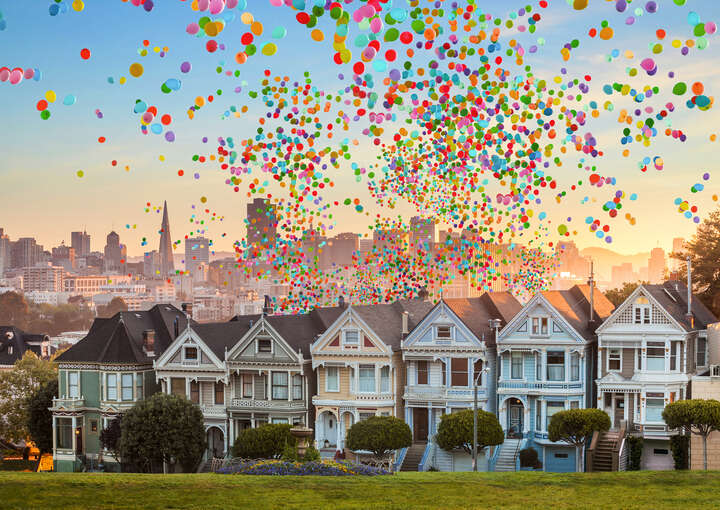 San Francisco Balloons von Robert Jahns