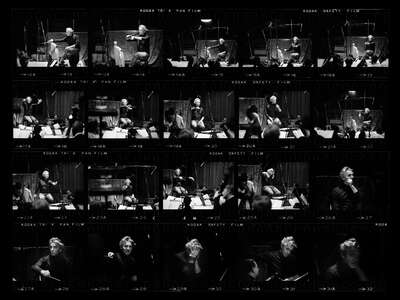   Herbert von Karajan, Kontaktbogen by Robert Lebeck