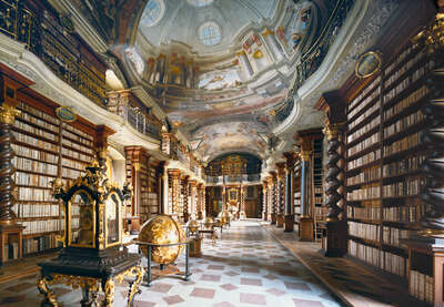  Barock Bilder: Nationalbibliothek Prag von Rafael Neff