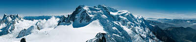 Fotokunst online kaufen Massif du Mont Blanc von Rudolf Rother
