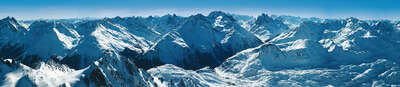  Panoramabilder Alpen: Lechtaler Alpen by Rudolf Rother