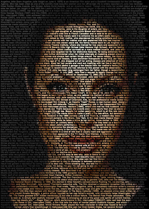 Angelina Jolie by Ralph Ueltzhoeffer
