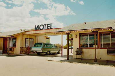  curated retro artworks: Motel by Sarah Johanna Eick