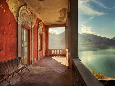  Wandbilder mit Landschaft: Sul Lago von Sven Fennema