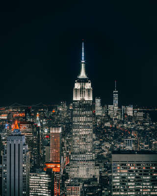  New York City Art: NYC Empire State Building by Swee Choo Oh