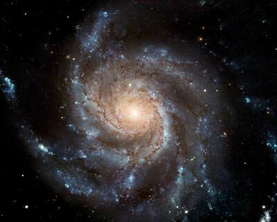   Pinwheel galaxy (NASA/ JPL - Caltech) von Hubble Telescope