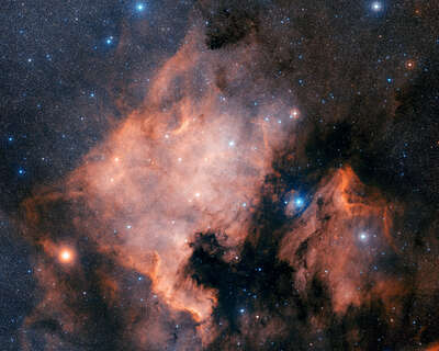   north america nebula (NASA/JPL - Caltech) by Hubble Telescope