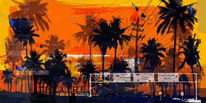  Urban Landscape Prints: Venice Beach IV by Sven Pfrommer