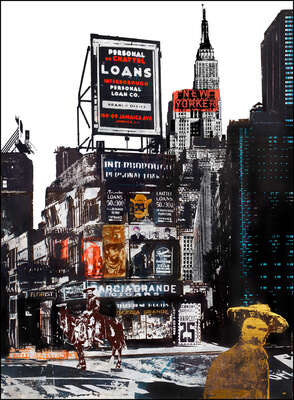  NYC Old Times Square by Sandra Rauch