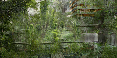  Kunstfotografie Natur: Green City I von Sabine Wild