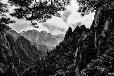  Curated monochrome artworks: The Planet of Huangshan by Tatiana Gorilovsky