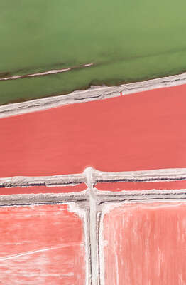  aerial landscape photography by Tom Hegen : Salt Works V by Tom Hegen