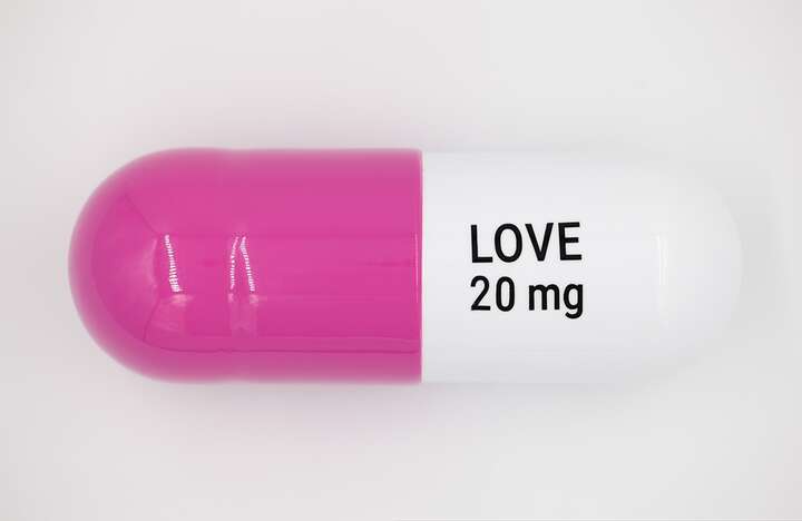   Ceramic Love Pill by Tal Nehoray