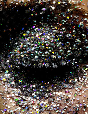  Curated Abstract Art: Glitter Eye by Alexander Straulino | Trunk Archive