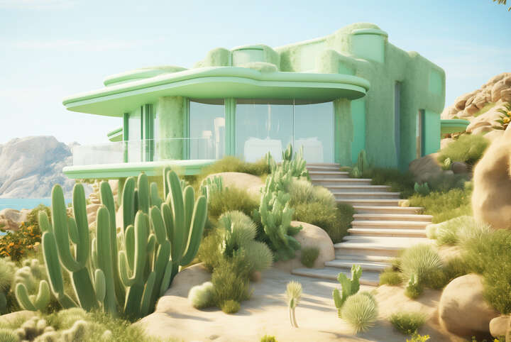  Urban art: Desert Verde by Violeta Verve