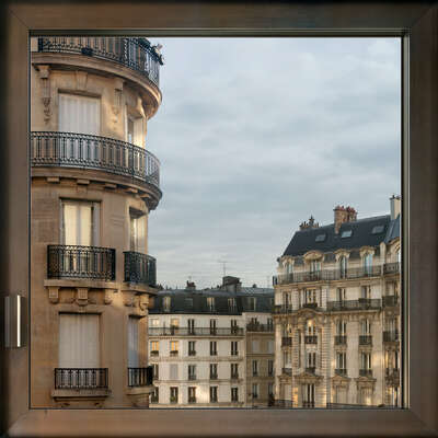   Wandbild Fenster mit Ausblick: Room 3084 von Willem Van Den Hoed